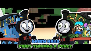 FNF Green hills but Pibby Thomas & Percy survivor sing it 🎵🎶 [UTAU]