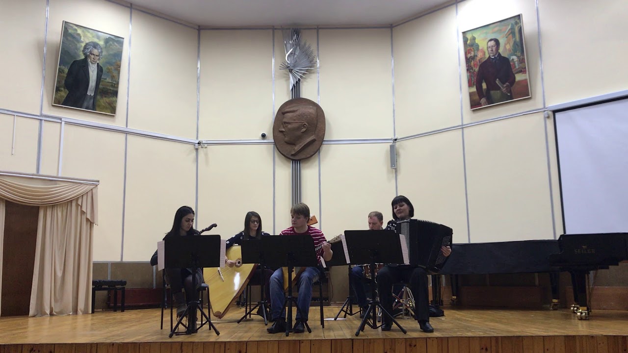 Ансамбль Кусковская мозаика МГОДШИ "Кусково". З.Басенко Парафраз на ...