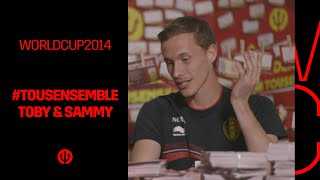 #REDDEVILS | #WorldCup2014 Brazil | #TousEnsemble & #IedereenMee | Sammy & Toby