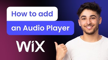 How to add an Audio Player to Wix