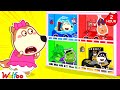 Lucy Makes Four Colors Playhouse for Superheroes Wolfoo | Funny Kids Stories | Wolfoo Family