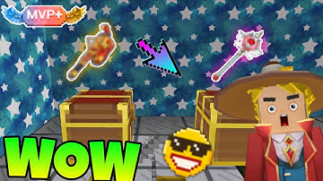 LUCKY GOLDEN GATLING CHEST in Skyblock Blockman go