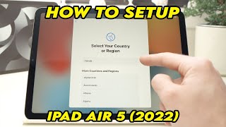 iPad Air 5 (2022) : How to Setup for the First Time screenshot 4