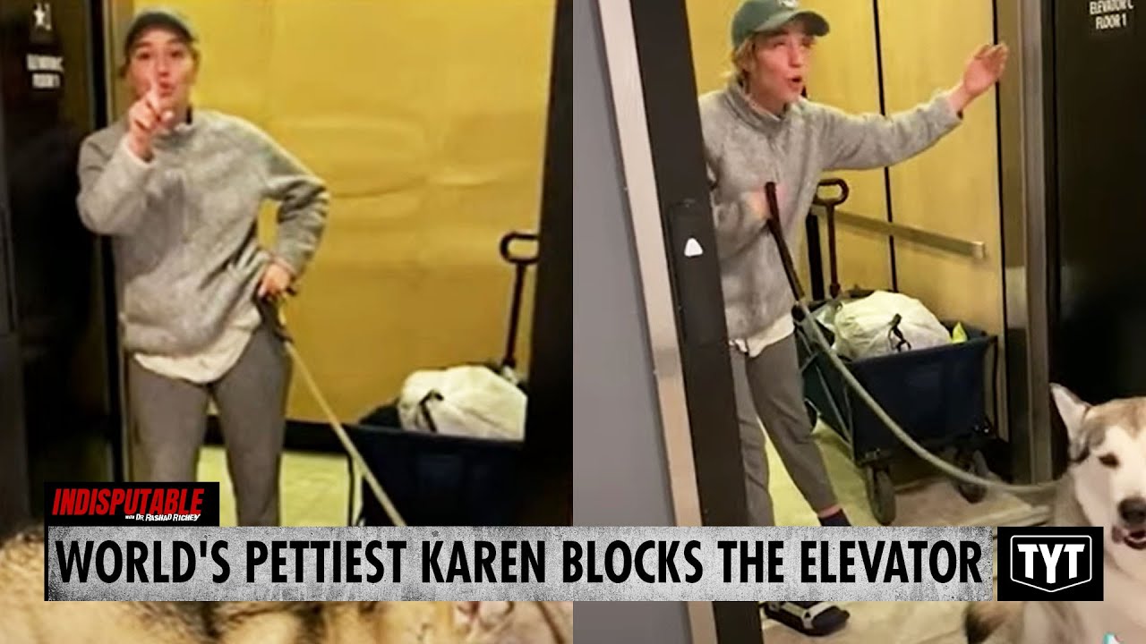 Самая маленькая в мире Карен заблокировала лифт в жилом доме