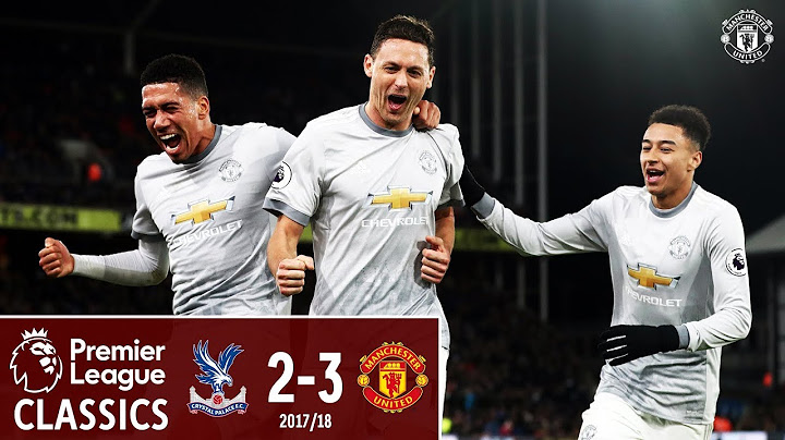 Crystal Palace 2-3 Manchester United | Last Time Out | Premier League Classics