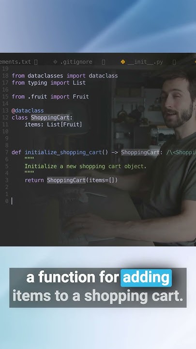 🐍 Python project shopping cart services ~ basic example starter pack # ...