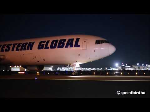 Western Global McDonnell Douglas MD-11(F) [N581JN] Landing in LAX
