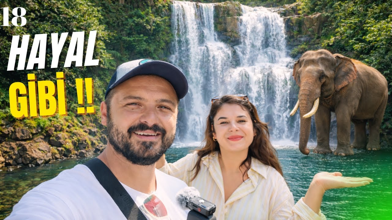 Şelale Diye Gittik, Fil Gördük! | Koh Samui’de Gizli Cennetler! #kohsamui 🇹🇭 #18 