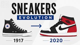 The Evolution of Sneakers Since 1917 (Animated Timeline) - YouTube