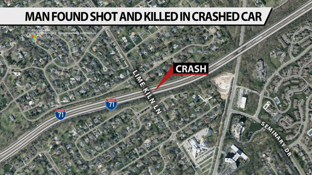 Man found shot and killed inside wrecked vehicle on I-71 south ...