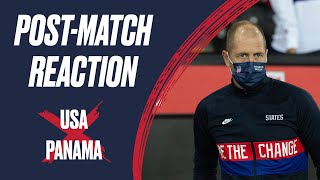 POST-MATCH REACTION: Gregg Berhalter | USMNT vs. Panama | 11-16-20