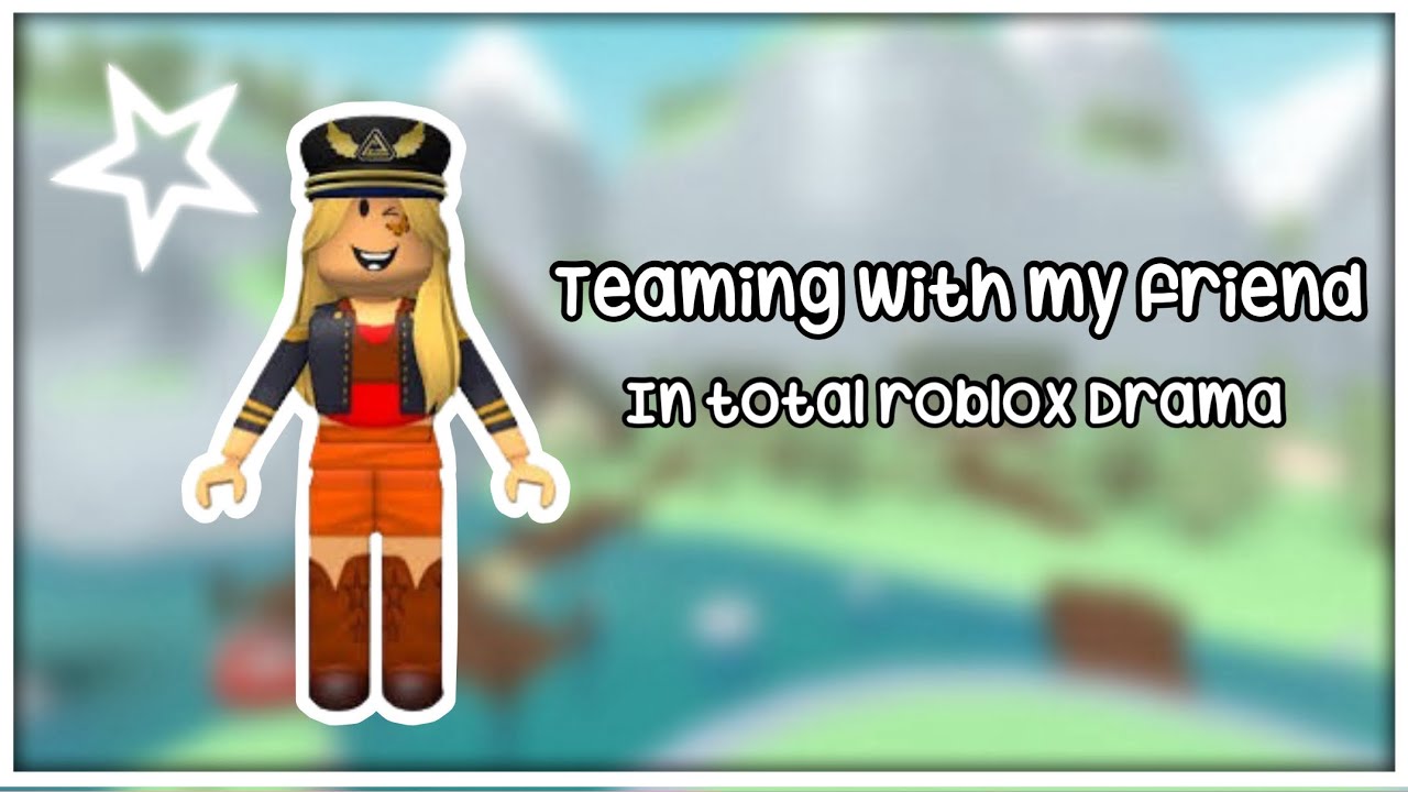 teaming w/ my friend in total roblox drama!, (first trd vid) *teamers / drama / fights*