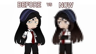 BEFORE vs AFTER: making an OC with my old style!!
