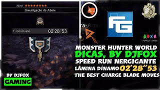 Monster Hunter: World™*dicas speed run nergigante 2"28"58 charge blade by djfox