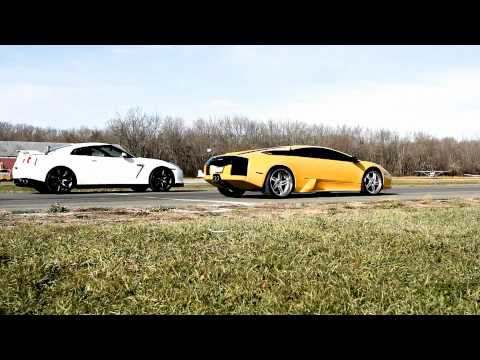 Nissan R35 GT-R vs. Lamborghini Murcielago