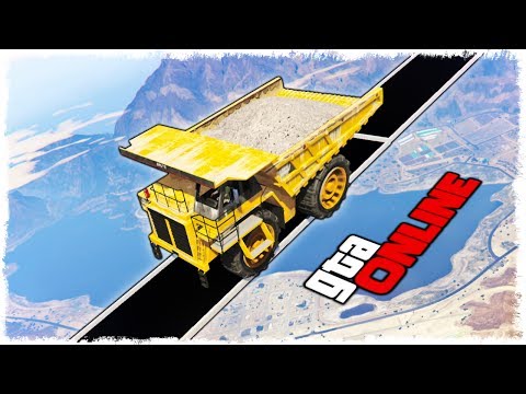 ЖУТКИЙ СКИЛЛ-ТЕСТ НА БЕЛАЗЕ В GTA 5 ONLINE!!!