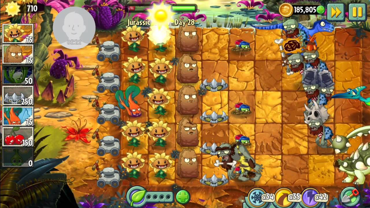 Plants Vs Zombies 2 Strategy (Wall Celery Combo) - Youtube