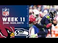 Cardinals vs. Seahawks Week 11 Highlights | NFL 2021