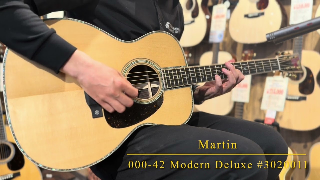 新品〕Martin 000-42 Modern Deluxe #3020011【繊細で研ぎ澄まされた