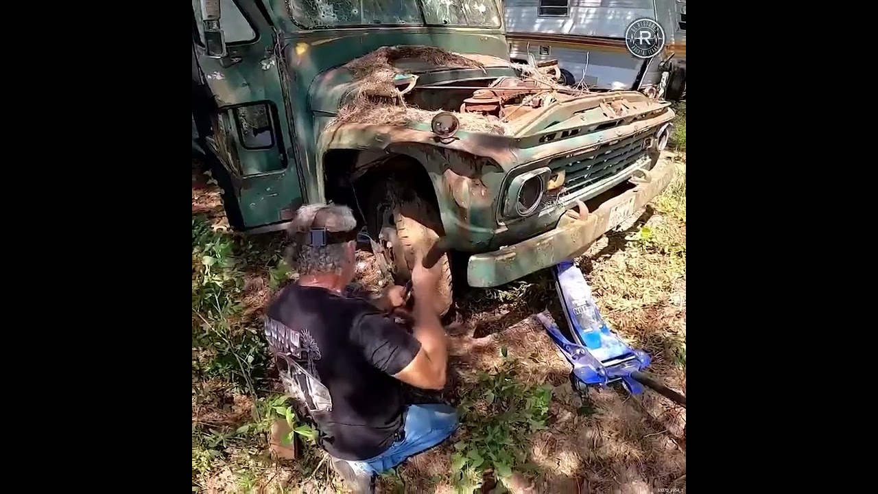 Ford 1962 года, покоренный природой. Часть 1. 