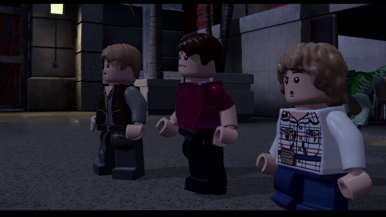 Lego Jurassic World (Nintendo Switch) Walkthrough 20: "Main Street Showdown" The End!