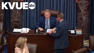 Senate lawmakers vote to advance budget plan that would fund ICE, border patrol