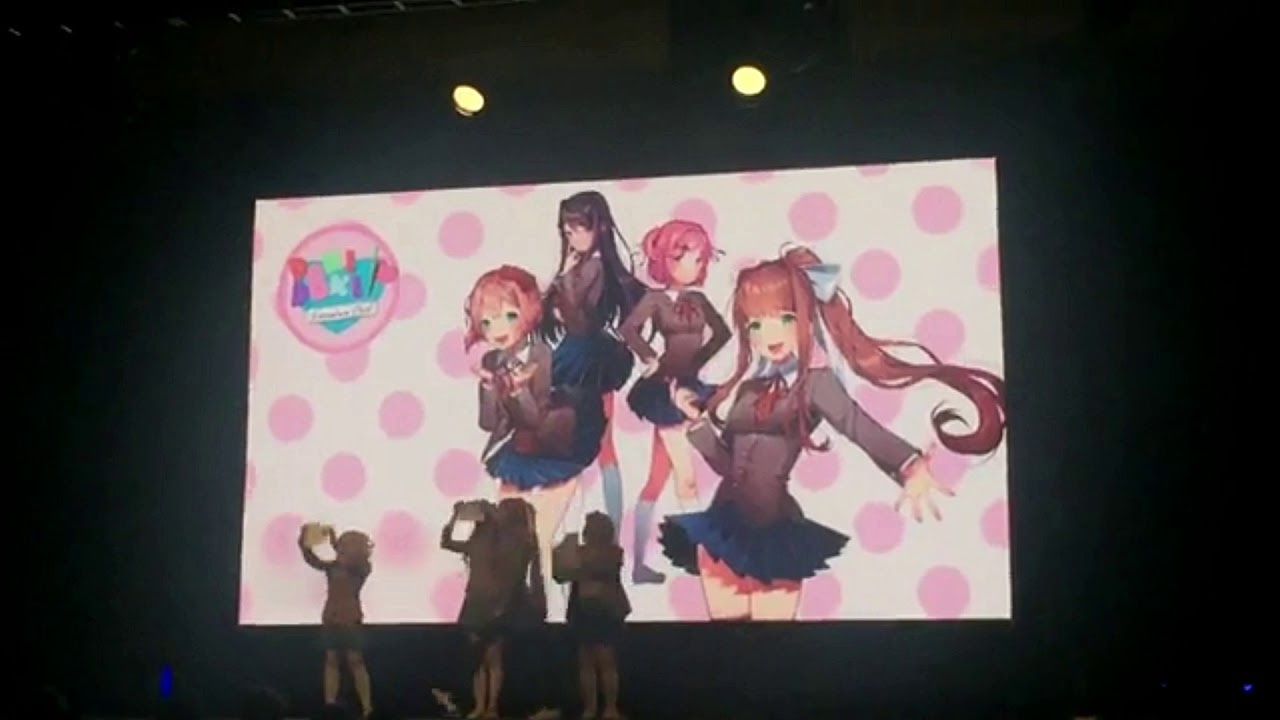 Anime Expo 2018 Masquerade - A little bit of Monika in my life - YouTube