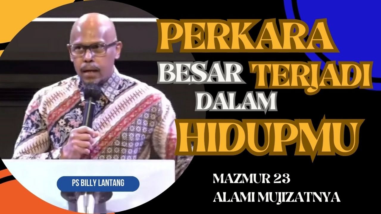 PERKARA BESAR TERJADI DALAM HIDUPMU || PS.BILLY LANTANG #viral #khotbah #firmantuhan #saatteduh