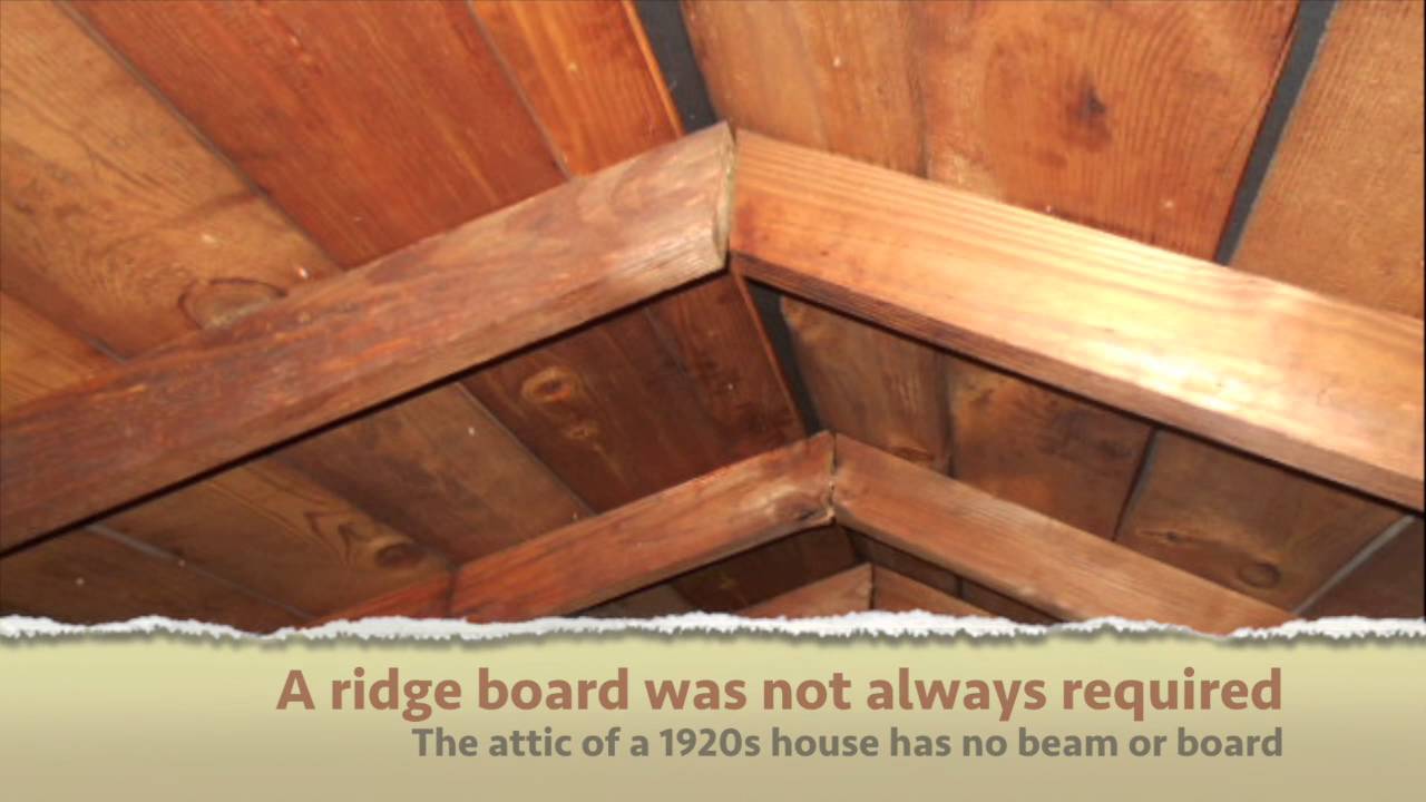 Is A Ridge Beam Required For A Roof Framed With Rafters 