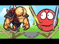 Босс Red ball 4. Красный шарик с новыми монстрами. Шар выучил карате. Играем с Flavios