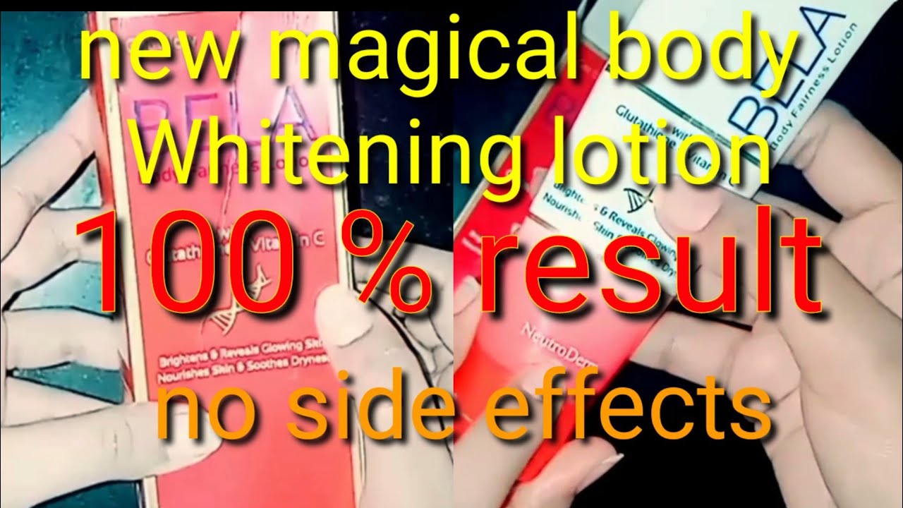 new magical best body whitening lotion 100 result no side effects . YouTube