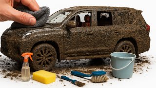 Super Realistic Cleaning of a 1:24 Lexus LX 570 After an Extreme Off-Road Adventure 🥵