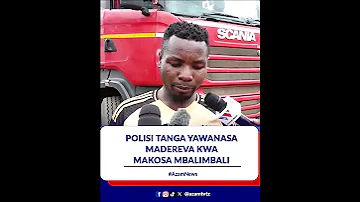 Polisi Wa Usalama Barabarani Tanga Wawakamata Madereva Wakorofi 