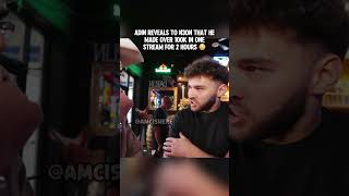 Adin reveals to N3on that he made over 100k in one stream for 2 hours #n3on #n3onlive #adinross