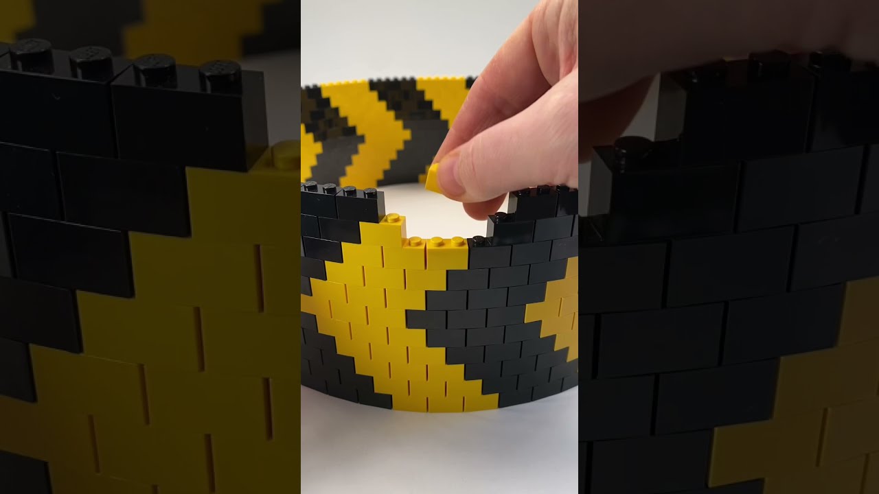 The stress of deconstructing stressed LEGO | Brick Bending #shorts