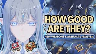 How GOOD Are the New Snezhnaya Weapons & Artifacts? | Genshin Impact 7.0 Theorycrafting & Analysis