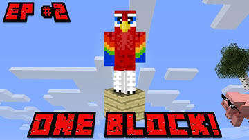 Minecraft One Block Sky Block: EP #2 - TREE FARM!