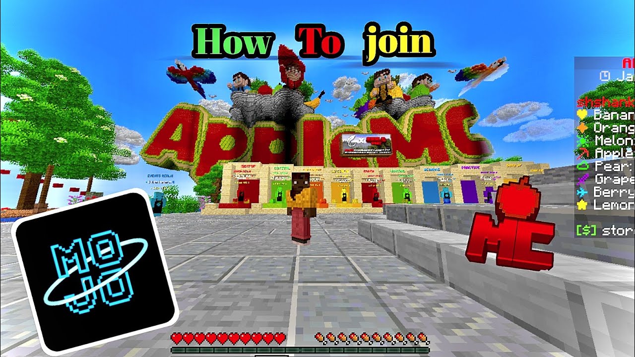 How to join applemc Minecraft server in mojo/pojav launcher 1.21.1 to 1 ...