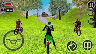 Offroad Superhero BMX Bicycle Stunts Racing by Gamatar Android Gameplay screenshot 5