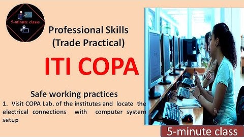 1.Visit COPA Lab and locate  electrical connections for computer setup | ITI COPA course in Hindi |