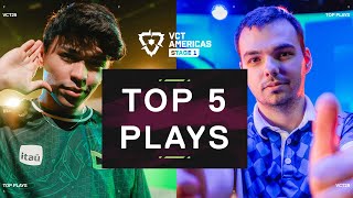 Top 5 Plays | Stage 1 Week 4 | VCT Americas