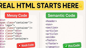 👉 Stop Using div Like a Noob! ❌🔥
