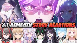 JP Vtubers Reactions to  3.1 Story Aemeath [JP Vtubers Reaction ENG Sub]