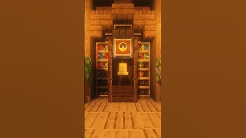 Minecraft working clock | #minecraft #minecraftbuilding #minecrafttutorial #foryou #minecraftshorts