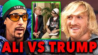 Logan Paul TERRIFIED of What Ali G Said About Trump