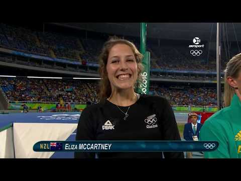 Eliza McCartney wins bronze  - Rio 2016