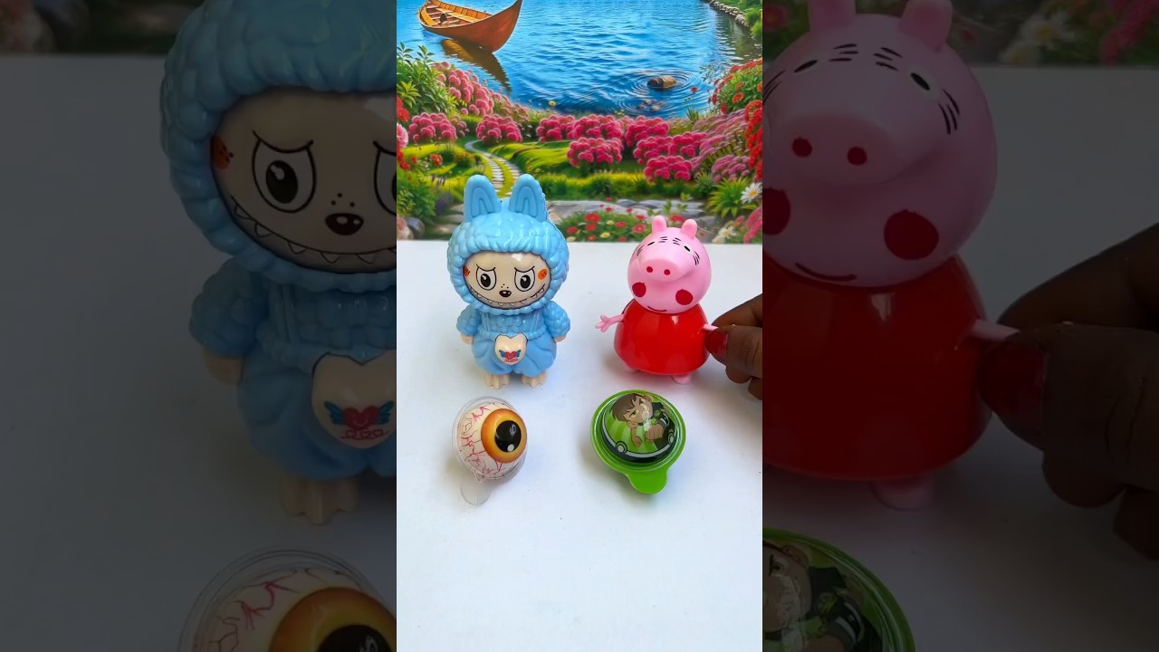 Увлекательная распаковка и обзор labubu peppapig Милые забавные ASMR видео 