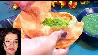 Matar Ki Poori | हरे मटर की ये खस्ता पूरी एक बार जरूर बनाएँ | Stuffed Green Peas Puri