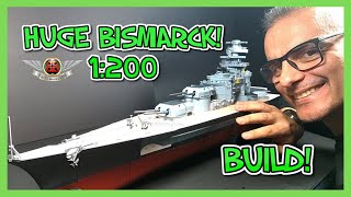 HUGE 1:200 scale #BISMARCK #agoramodels #battleship