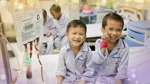 LỜI CẢM ƠN NGƯỜI HIẾN MÁU CỦA CÁC BỆNH NHI